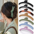 Hold Everything Hair Claw Clips for Thick and Thin Hair Big Hair Barrettes for Women and Girls Straight Wavy and Curly Hair Strong Hold Claw Clip with 52 teeth (7-Color)