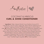 SheaMoisture Curl and Shine Conditioner For Thick, Curly Hair Coconut and Hibiscus Sulfate Free, 13 Fl Oz (Pack of 2)