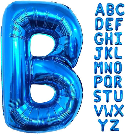 Lovoir 40 Inch Large Blue Letter B Balloons Big Size Jumbo Mylar Foil Helium by Lovoir
