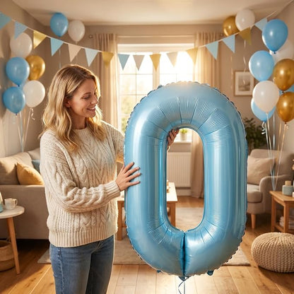 Number 10 Balloon Foil Mylar Balloons - Image 3