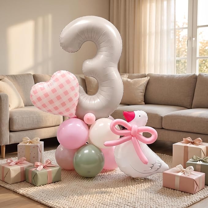 Three Silly Geese 3rd Birthday Decorations - Image 4