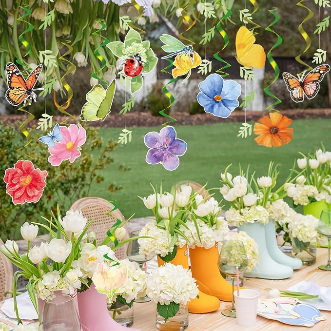 Flower Birthday Decorations, Garden Wildflower Party Decorations - Image 6