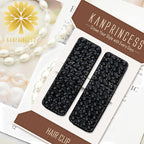 Rhinestone and Crystal Hair Clips 2-Pack, Sparkly Barrettes & Elegant Bling Accessories for Women & Girls(Set19)