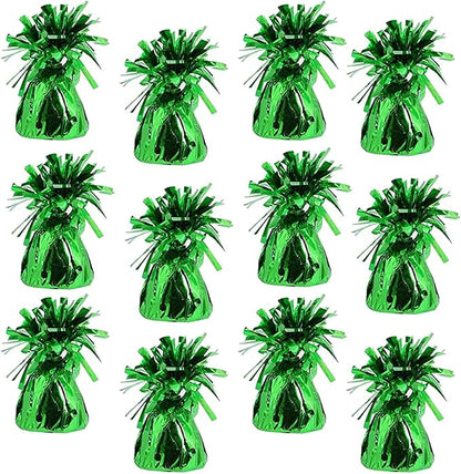 12-Count Green Metallic Balloon Weights, Birthday Party Favors, Novelty and Gag by TheDreidelCompany