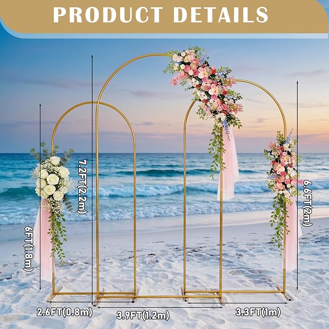 Arch Backdrop Stand 7.2FT+6.6FT+6FT Arcos para Decoracion De Fiestas Balloon - Image 7