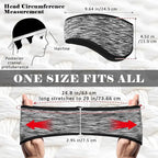 beister Ear Warmers for Women and Men, Fleece Winter Running Headbands with Ear Muffs, Windproof Thermal for Outdoor Sports