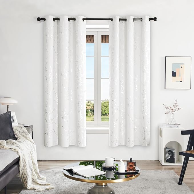 Deconovo Living Room Curtains 72 Inches Long, Thermal Insulated, Room Darkening - Image 2