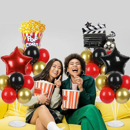 4 Sets Movie Night Party Balloons Stand Kit - Image 6