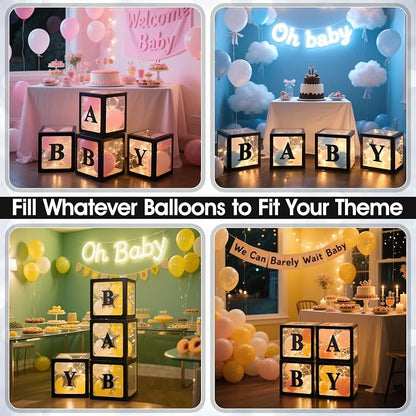 Ledido Baby Boxes with Letters & Fairy Lights - Image 5