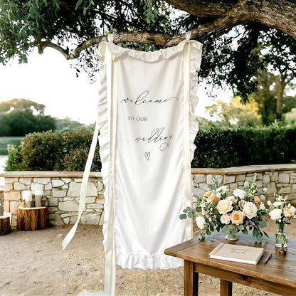150x60cm Large Wedding Welcome Banner Sign - Image 2