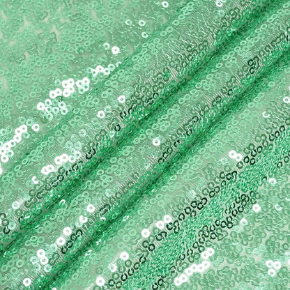Eternal Beauty Mint Green 3mm Sequin Backdrop 8x10 Ft - Image 9