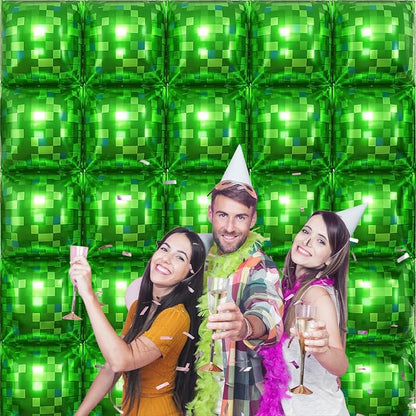 HILAVO Green Pixel Square Balloon Wall - Image 9