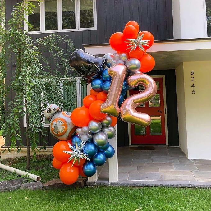 Rose Gold 11 Number Balloons, 40 Inch Giant Number 11 Balloons Foil Mylar - Image 3