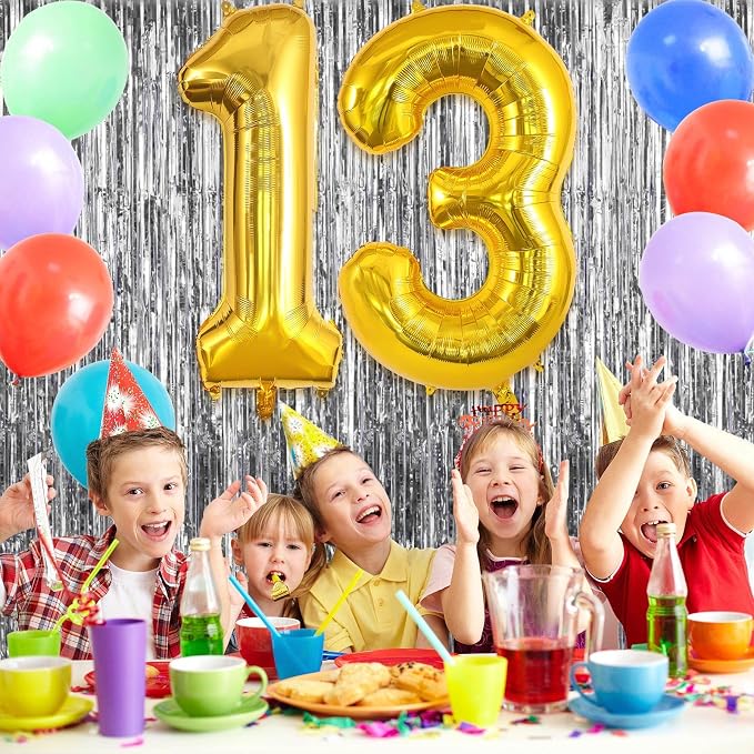 13 Balloon Numbers, Large 13 or 31 Foil Balloons, Big Number Balloon 40 Inch - Image 3