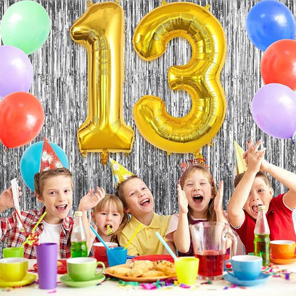 13 Balloon Numbers, Large 13 or 31 Foil Balloons, Big Number Balloon 40 Inch - Image 3
