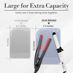 Heat Resistant Mat - Curling Iron Holder - Silicone Heat Resistant Mat - Makeup Mat - Hot Tools Mat - Hot Tools Flat Iron Holder - Vanity Decor - Vanity Accessories