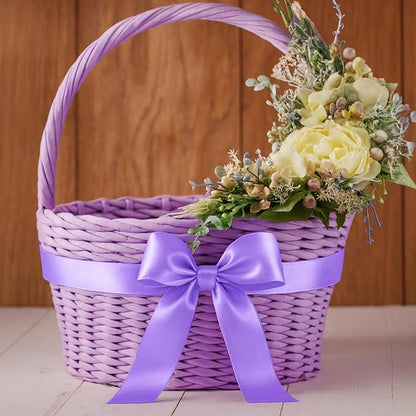 1 1/2In 30Yards Violet Ribbon for Gift Wrapping Birthday Graduate DIY Craft | - Image 6