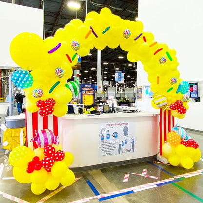 Voircoloria 90pcs Yellow Balloons Garland Arch Kit, 18 12 10 5 Inch | - Image 5