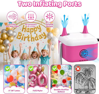 3 in 1 Balloon Pump Electric, Balloon Pump, Electric Air Pump, Quick-Fill - Image 2