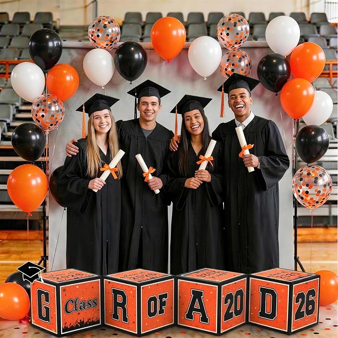 Orange Graduation Decorations 2026 - Image 7