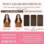 GOO GOO Clip in Hair Extensions Real Human Hair, Remy Human Hair Extensions Clip ins for Women, Natural Human Hair, 24inch 160g 7Pcs, 4A Chocolate Brown