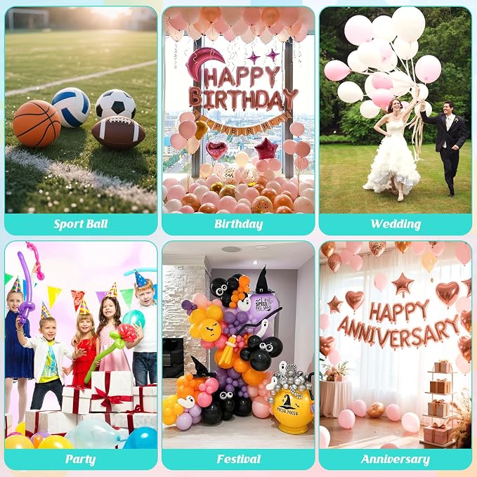 Ball Pump Balloon Pumps Electric, Balloon Pump Portable Long Animal Balloon Pump - Image 6