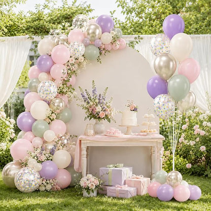 Sage Green Pink Balloons - Image 9