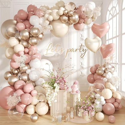Dusty Pink Balloon Arch Kit by Futureferry