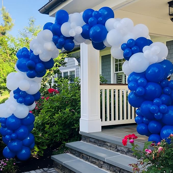 Voircoloria 105pcs Royal Blue Party Balloons, 12inch | - Image 6