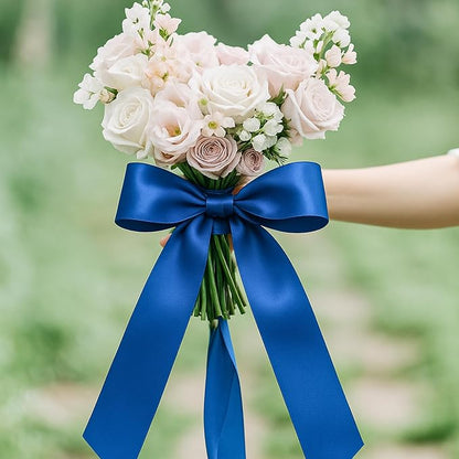 1 1/2In 30Yards Royal Blue Ribbon - Image 4