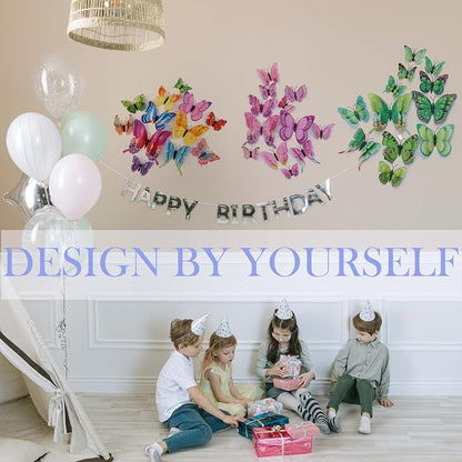 OPSEAM 3D Butterfly Wall Decor Butterfly Decorations Stickers - Image 3