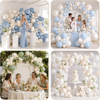 Pearl White Sand Balloons - Image 8