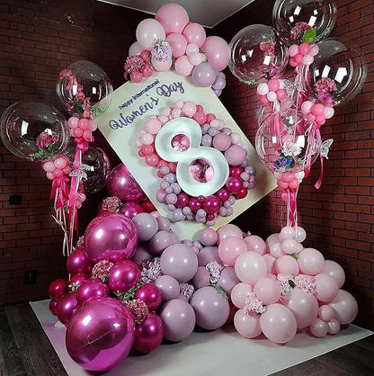 10 Inch Pastel Pink Balloons - Image 4
