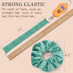 OCATO Birthday Gifts for Women Mom: 24Pcs Velvet Scrunchies Easter Basket Essentials for Adults Girls Elastic Hair Scrunchies for Women Girls Hair Ties Hair Bands Hair Accessories Party Favors