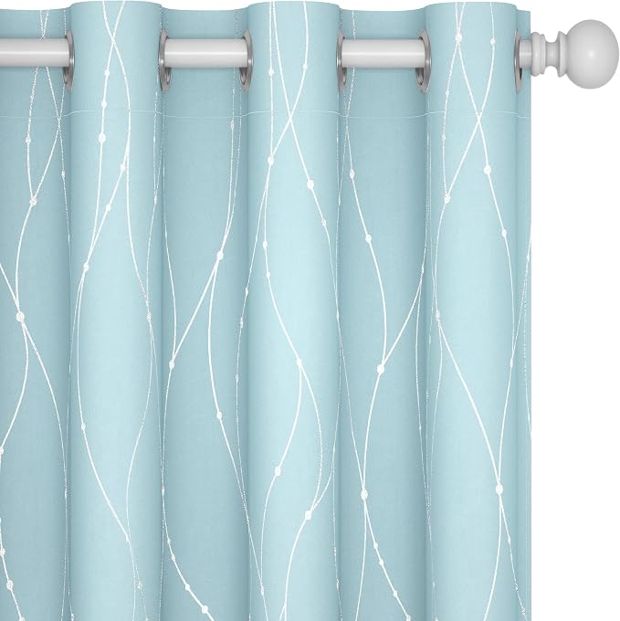 Deconovo Living Room Curtains 54 Inches Long, Thermal Insulated, Room Darkening by Unknown