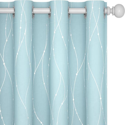 Deconovo Living Room Curtains 108 Inch Long, Thermal Insulated, Room Darkening by Unknown