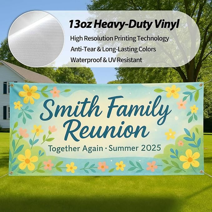 Personalized Custom Vinyl Banner 3–10 ft – Printed Sign - Image 3