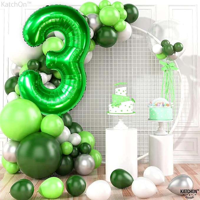KatchOn, Giant Green Number 3 Balloon - Image 7