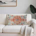 Satin Pillowcase 1 Pack-Boho Vintage Silky Pillow Cover for Hair and Skin,Standard Size 20x26 Inch Soft Cooling Printed Pillow Cases with Hidden Zipper,Gifts for Women Men