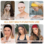 Workout Headbands for Women Wide Non Slip Super Soft Sports Hairbands 6 Pack Trendy Elastic Head Bands Fashion Yoga Summer Hair Accessories