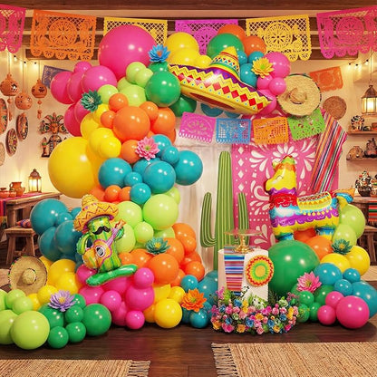 Mexican Fiesta Balloon Arch Kit, Cinco De Mayo Fiesta Party Decorations | Giant - Image 4