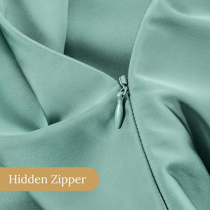 INFIIXSO Mulberry Silk Pillow Cases King Size Set of 2, Silk Pillowcase with Hidden Zipper 20"x36", Extraordinary Smooth and Soft Pillow Case for Hair and Skin(ICY Morn, 2 Pack)