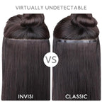 WENNALIFE Invisi Edge Tape in Hair Extensions Human Hair, 16 Inch 50g 20pcs Light Blonde Highlighted Golden Blonde Invisible Luxury Remy Hair Extensions Natural Seamless Injected Tape Ins Straight