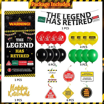 Retirement Party Decorations for Coworker, Office Retirement Party Supplies Kit - Image 6