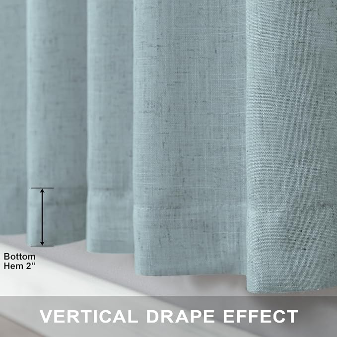 Grey Green Curtains 72 Inch Length - Image 7