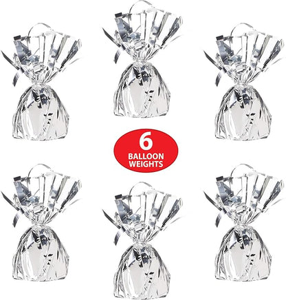 Beistle Metallic Wrapped Balloon Weight – 6 Pack, Party Decoration Accessories - Image 4