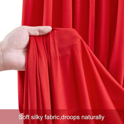 10 Panels Red Backdrop Curtains - Image 6