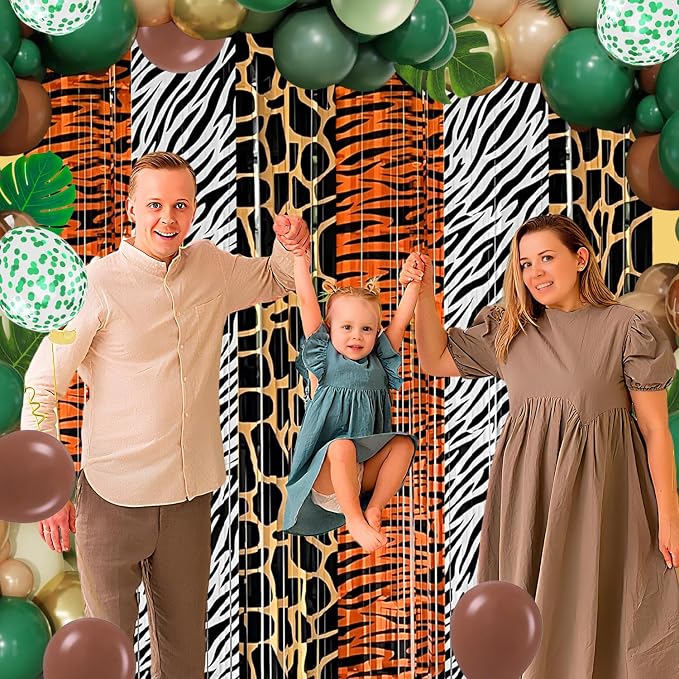 Jungle Safari Balloon Arch Garland Kit Birthday Party Decorations | Animal - Image 3