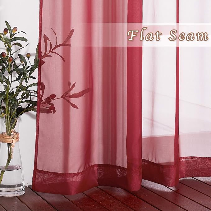 NICETOWN Ring Top Sheer Curtains - Image 5