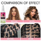 Braid Spray Rose Mint for Dreads, Dreadlocks, Locks - No-Water Braid Shampoo for Locs, Twists, Weaves - Rinse-Free Dreadlock Shampoo for Build-Up - Braid Oil for Soothes Moisturizes Dry & Itchy Scalp